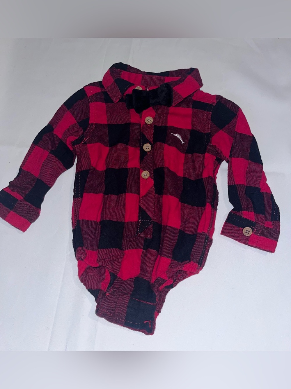 Tommy Bahama Baby Buffalo Plaid Shirt 3M